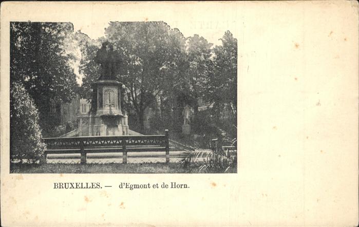 Bruessel Bruxelles d`Egmont et de Horn