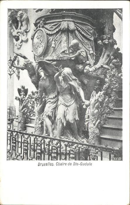 Bruessel Bruxelles Chaire de Ste-Gudule