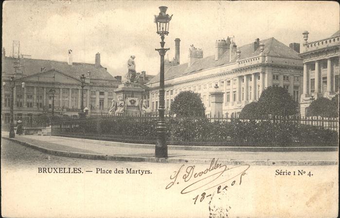 Bruessel Bruxelles Place des Martyrs