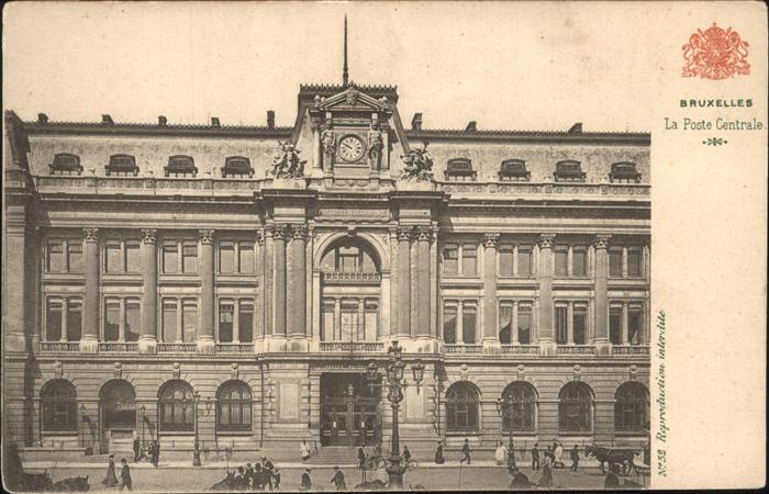 Bruessel Bruxelles La Poste Centrale