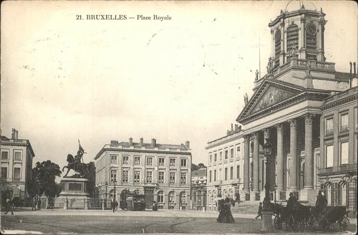 Bruessel Bruxelles Place Royale