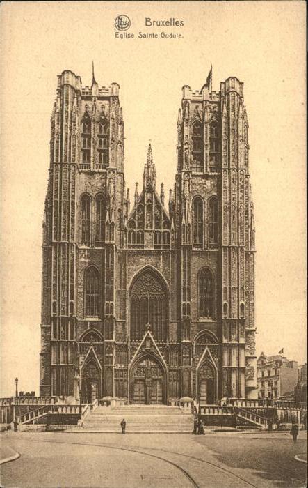 Bruessel Bruxelles Eglise Sainte- Gudule