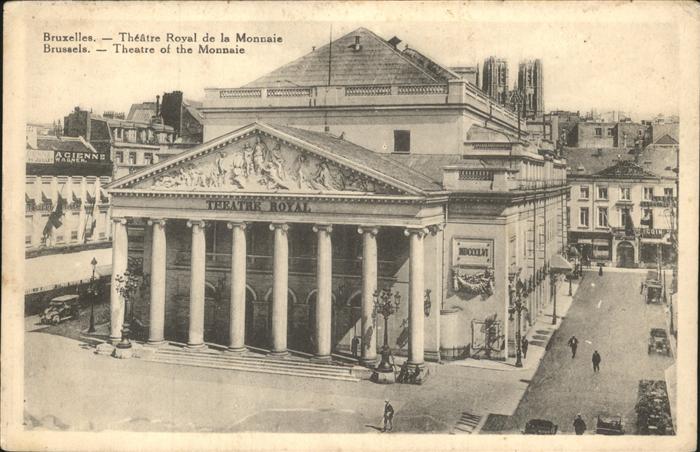 Bruessel Bruxelles Theatre Royal de la Monnaie