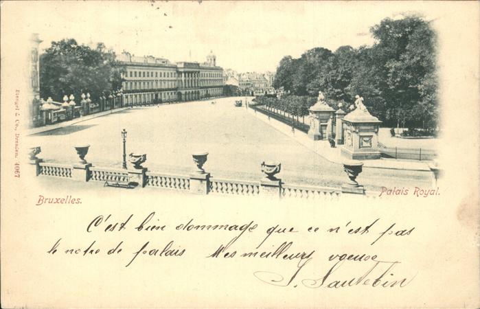 Bruessel Bruxelles Palais Royal