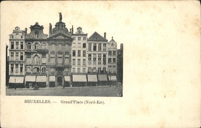 Bruessel Bruxelles Grand`Place (Nord-Est)