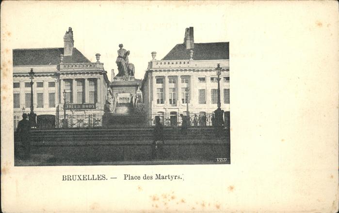 Bruessel Bruxelles Place des Martyrs