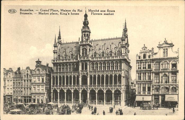 Bruessel Bruxelles Grand`Place Maison du Roi