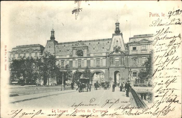 Paris Le Louvre Portes Carrousel