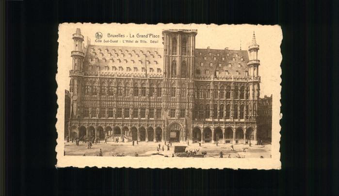 Bruessel Bruxelles La Grand`Place