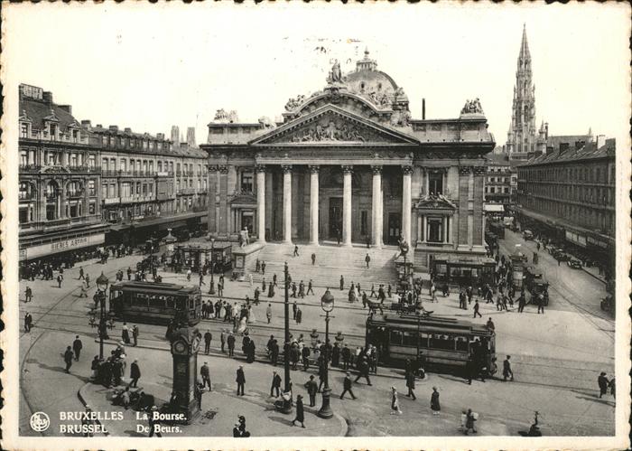 Bruessel Bruxelles La Bourse