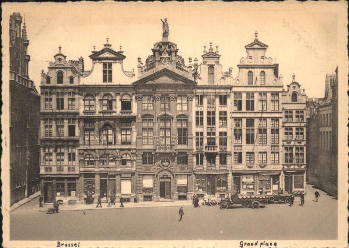 Bruessel Bruxelles Grandplace