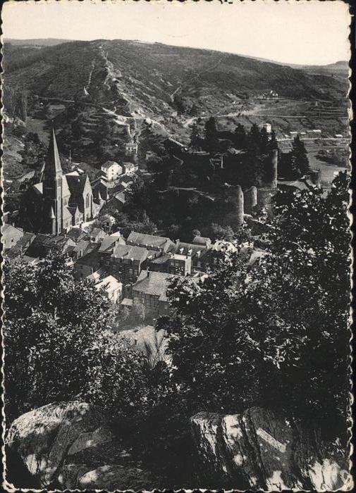 La Roche-en-Ardenne L Eglise et le Chateau