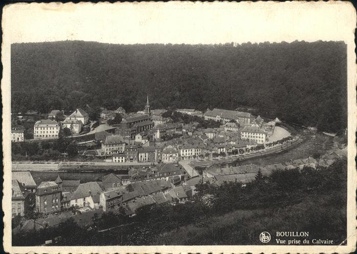 Bouillon Wallonne Vue prise du Calvaire