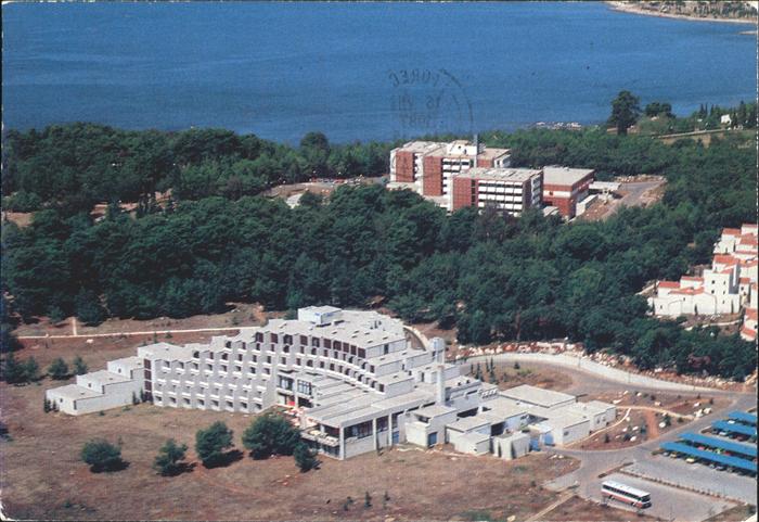 Porec Hotel Zagreb Fliegeraufnahme Adria