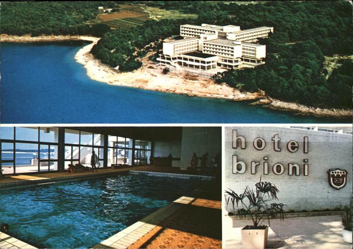 Pola Pula Croatia Hotel Brioni Fliegeraufnahme Hallenbad