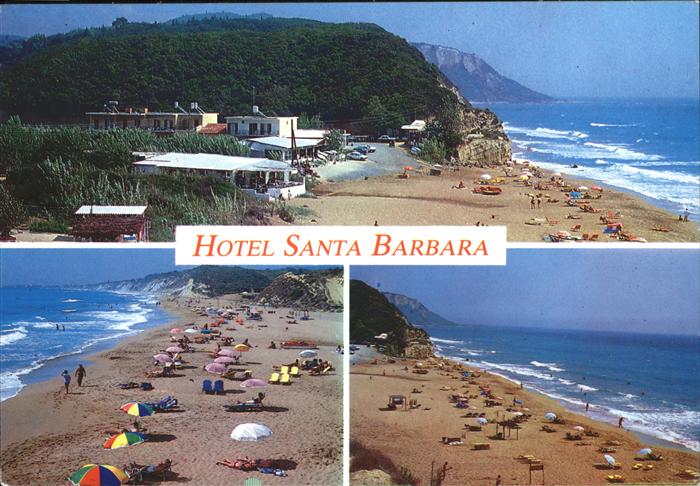 Corfu Korfu Hotel Santa Barbara Malta Beach Perivoli Strand