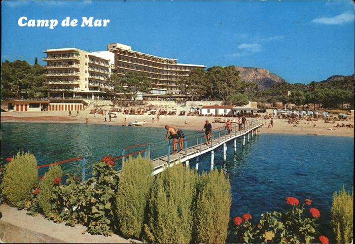 Camp de Mar Hotel Playa Strand Steg
