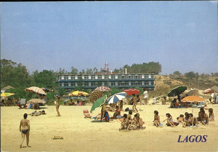 Lagos Algarve Portugal Hotel da Meia Praia Algarve Strand