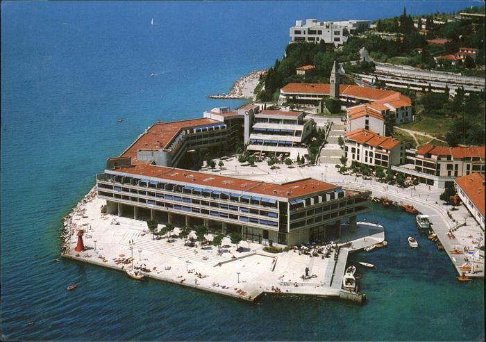 Portoroz Hotel Bernardin Fliegeraufnahme