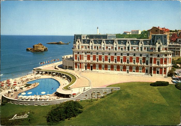 Biarritz Pyrenees Atlantiques Hotel du Palais et Piscine Californienn