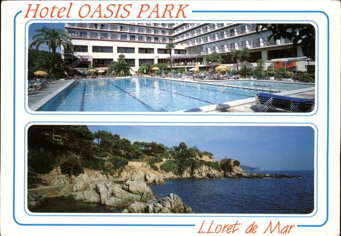 Lloret de Mar Hotel Oasis Park Swimming Pool Partie an der K?ste