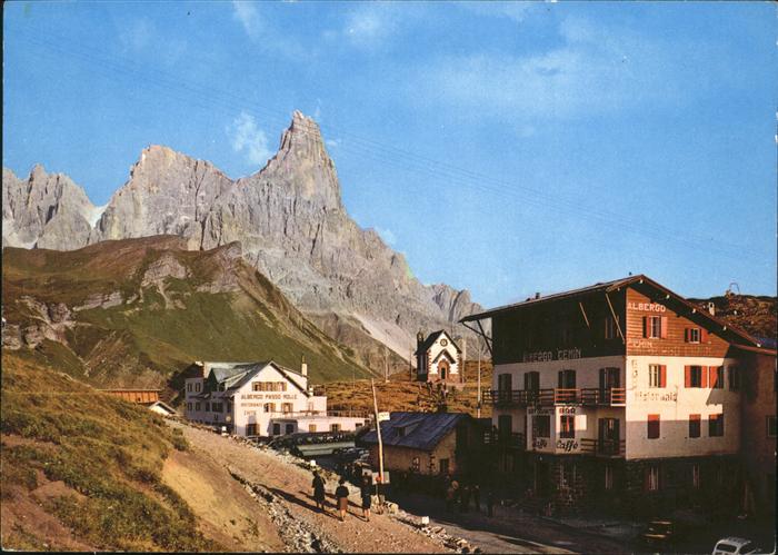 Passo Rolle Albergo Ristorante Dolomiti Bergrestaurant Rollepass Kapelle Dolomit
