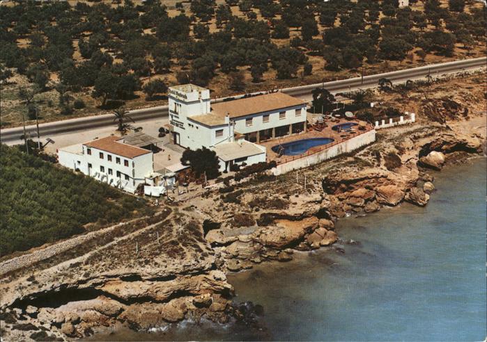 Alcanar Hotel Montecarlo Playa Fliegeraufnahme