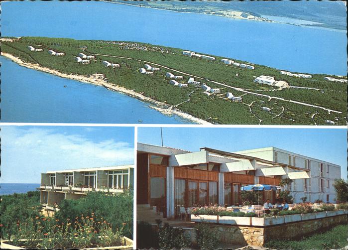 Porec Hotel Lanterna Fliegeraufnahme Landzunge Terrasse