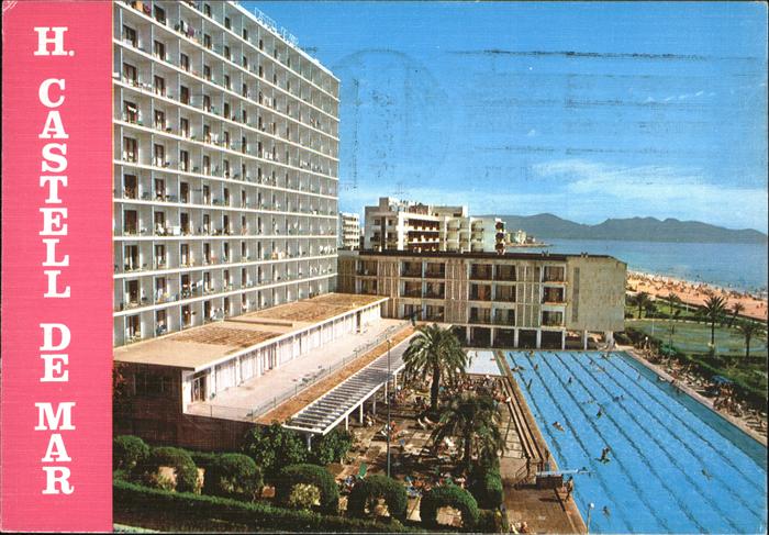 Cala Millor Mallorca Hotel Castell de Mar Swimming Pool Playa