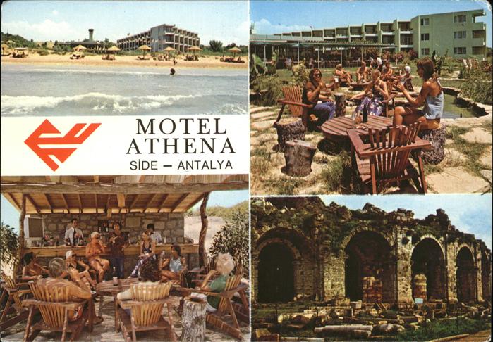 Side Antalya Motel Athena Strand Bar Ruine historische Staette