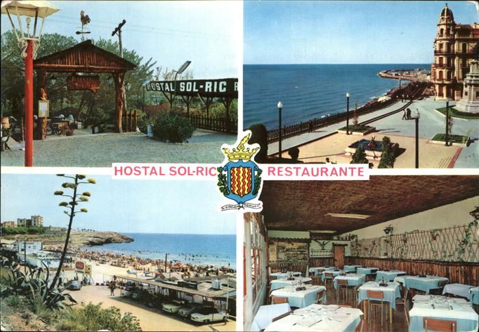 Tarragona Hostal Sol Ric Restaurante Playa Paseo Uferpromenade