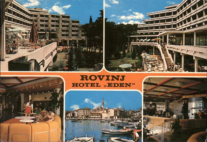 Rovinj Istrien Hotel Eden Restaurant Terrasse Hafen