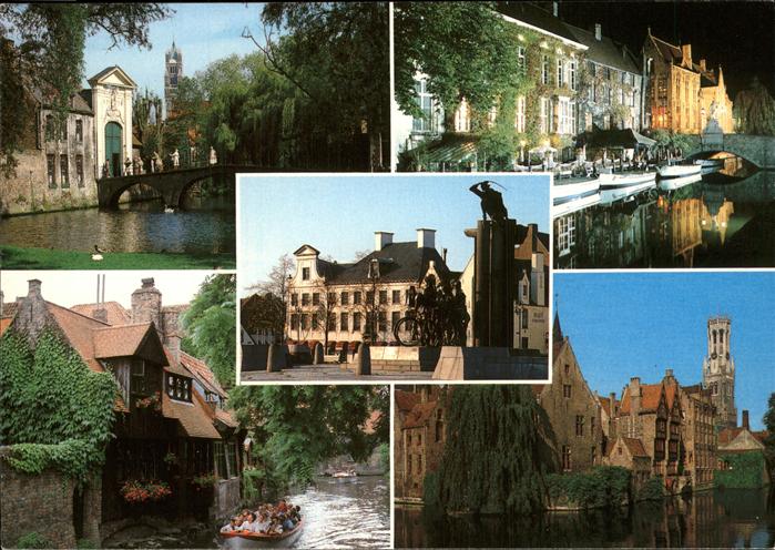 BRUGGE Bruges Belgie Hotel Sofitel Kanal Belfried Glockenturm Denkmal