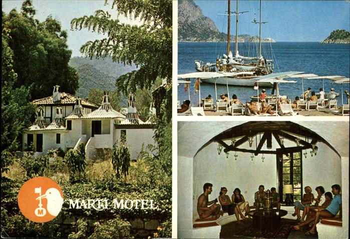 Marmaris Marti Motel Strand Segelschiff