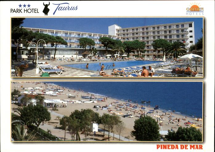 Pineda de Mar Park Hotel Taurus Piscina Playa