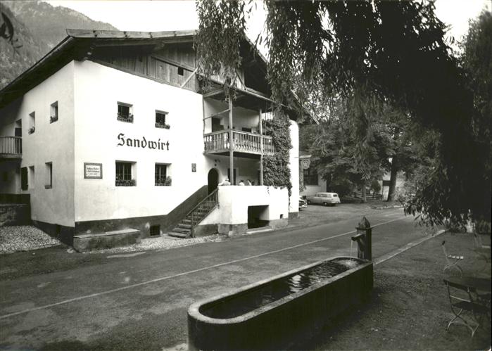 St Leonhard Passeier Val Passiria Albergo Sandwirt Gasthof Geburtshaus Andreas H
