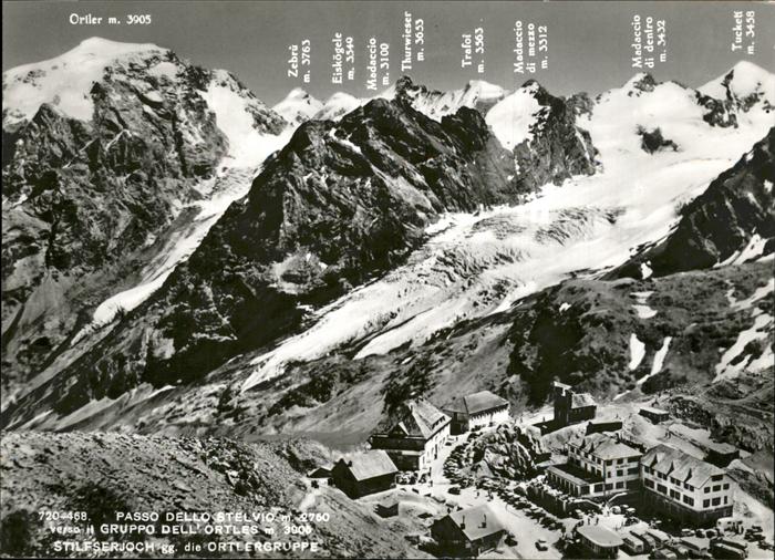 Stilfserjoch Passo dello Stelvio Passo dello Stelvio Gruppo dell' Ortles Ortlerg
