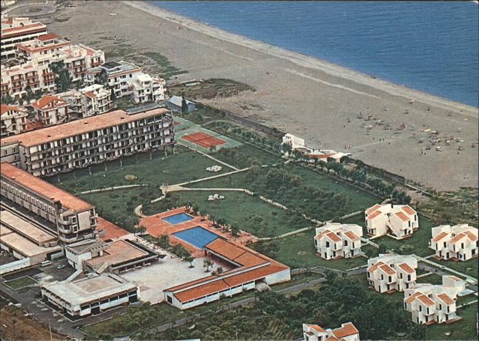 Giardini Naxos Poker Naxos Club Hotel Strand Fliegeraufnahme