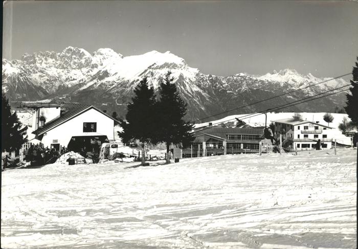Nevegal Wintersportplatz Sessellift Col Toront Alpenpanorama