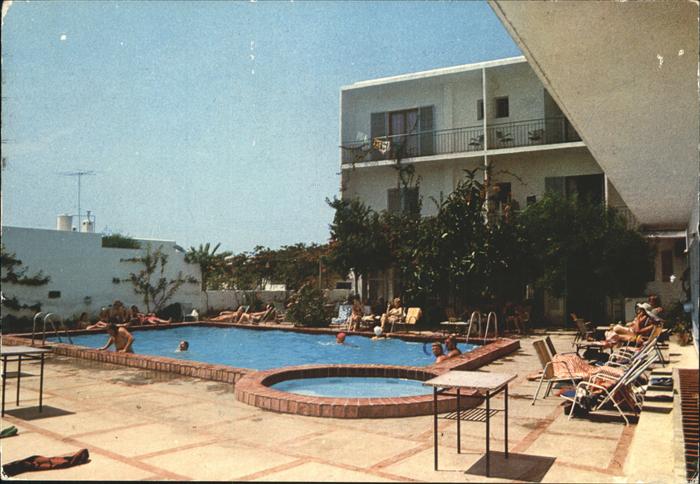 San Antonio Sant Antoni de Portmany Hostal Sanchez Piscina