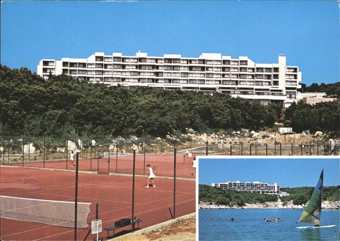 Rab Kroatien Hotel Eva Suha Punta Tennis Windsurfing Wassersport