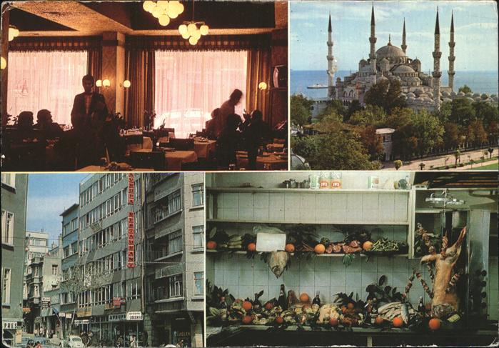 Istanbul Constantinopel Avrupa Restaurant Moschee