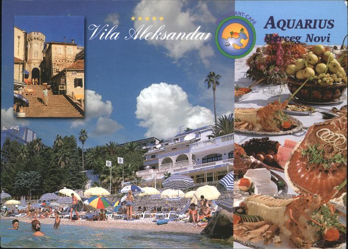 HERCEG NOVI Hercegnovi Montenegro Hotel Vila Aleksandar Strand Meeresfr?c