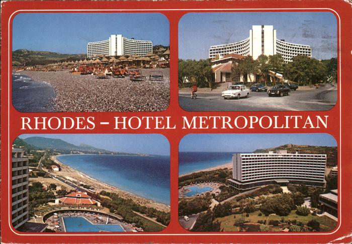 Rhodes Rhodos Greece Hotel Metropolitan
