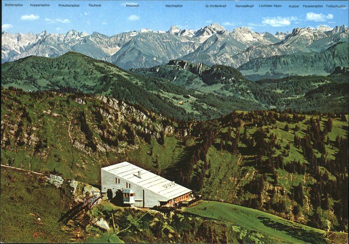 Hochgrat Hochgratbahn Bergstation Allgaeuer Hochalpen