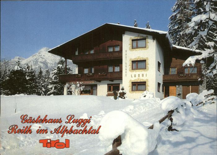 Reith Alpbachtal Gaestehaus Luggi