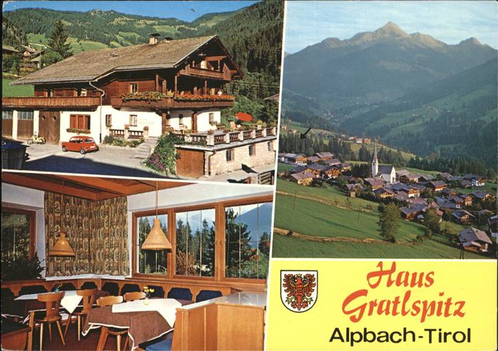 Alpbach Haus Gratlspitz Wappen Tirol