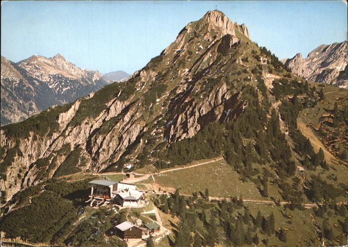 Tirol Region Tegerlbergbahn Bergstation Panoramagaststaette Branderschrofen Flie