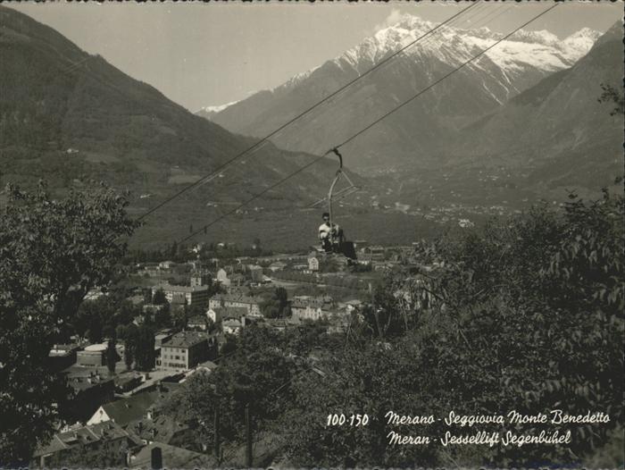 Merano Meran Seggiovia Monte Benedetto Sessellift