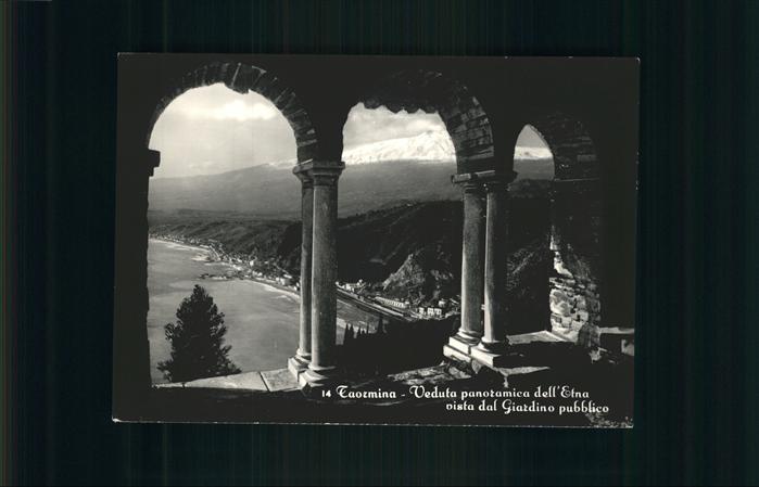 Taormina Sizilien Veduta panoramica